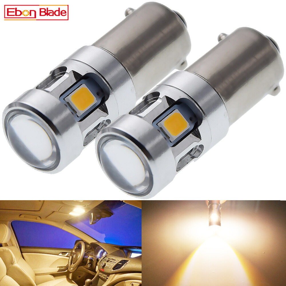 2835 SMD Dash Light Bulbs 10-Pack 6V BA9S LED Bulbs – White 6000K Dash, Map, & Side Marker Lights For Cars BA9S LED Bulbs 6V - Foto 5