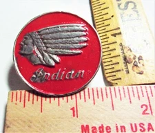 Indian Motocycle pin vintage collectible old biker vest USA MC cycle memorabilia