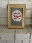 Don Mattingly  Autograph/Signed On A Baseball-Shaped Coaster Framed Scarce