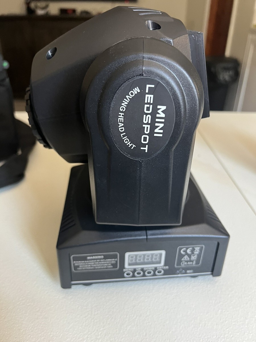 DJ機材 STAGE EVOLUTRON / MINI SPOT 30 (3) Mini LED Spot Moving Head Light - 60W DMX DJ 8 Gobo Effect