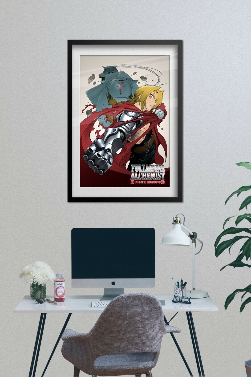  ZKFG Fullmetal Alchemist Brotherhood Anime Poster Classic  Adventure Canvas Art Poster and Wall Art Picture Print Modern Family  Bedroom Decor Posters 12x18inch(30x45cm): Posters & Prints