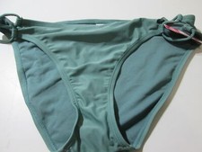 NWT Xhilaration Womens Size XL Bikini Bottom Teal Cheeky Tie Side Swimwear