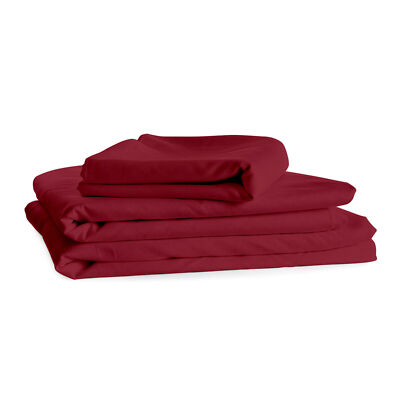 Queen Size Bed Sheets Egyptian Cotton Feel 1800 Count Set 4 Piece Bed Sheet Set
