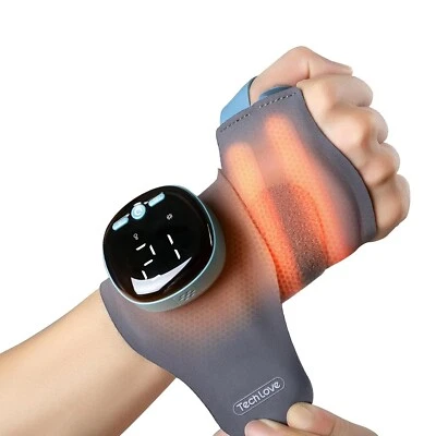 TECH LOVE Elettrostimolatore TENS ems calore per Dolore al Polso tunnel carpale tendinite