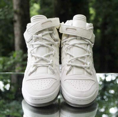 Adidas Forum Mid x Ivy Park Men's Size 10.5 Cream White Custom