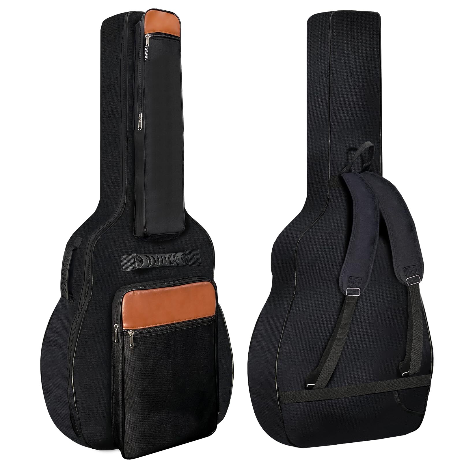 Acoustic Guitar Bag with Extra Thick 0.5-inch Padding,40 41 42 inch Gig Guita...