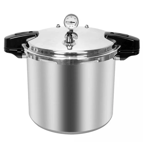 23L Large Pressure Canner Cooker commercial Kitchen Cookware Gauge Release Valve - Picture 11 of 11