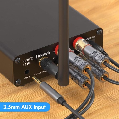 Bluetooth 5.0 Stereo Audio Amplifier Receiver 2 Channel Class D Mini Hi-Fi In... - Picture 5 of 9