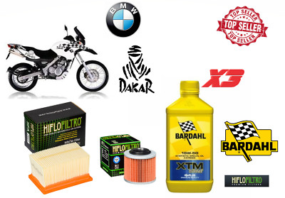 Inspektion BMW F/G/650/GS/Dakar KIT Bardahl XTM Synt 15W50 Ölfilter Luft 
