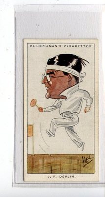 (Jc6721-100) CHURCHMANS,MEN OF THE MOMENT IN SPORT,J.F.DEVLIN,1928,#7