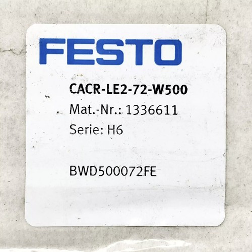 Festo 1336611 CACR-LE2-72-W500 Braking Resistor SER H6 USA - Picture 2 of 6