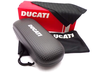 Brandneu in Box DUCATI Brillen-/Sonnenbrillenetui + Kordelzugbeutel + Tuch