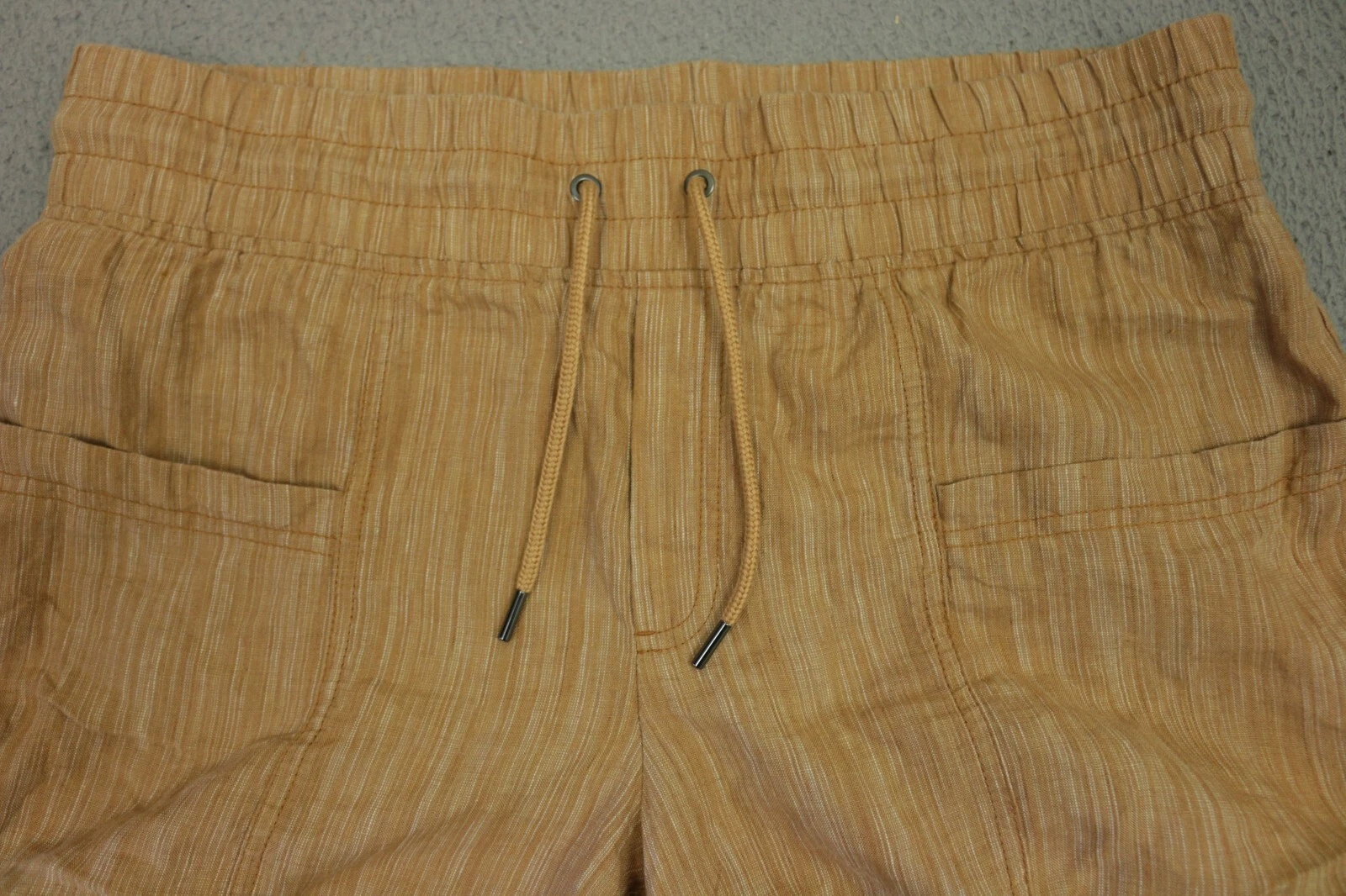 athleta linen with pockets shorts