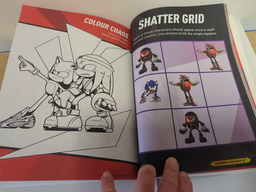 Sonic The Hedgehog Prime Sticker Burst Activity Book with over 1000 Stickers NEW - Picture 10 of 24