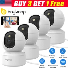 1PC Wireless 5G WiFi Security Camera 2K Smart Indoor Night Vision Wired Cam