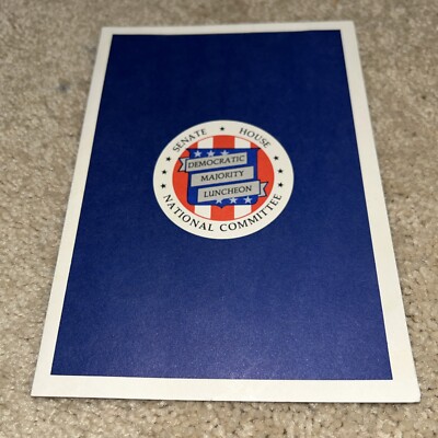 1972 DEMOCRATIC CONVENTION MAJORITY LUNCHEON INVITATION Fontainebleau Hotel