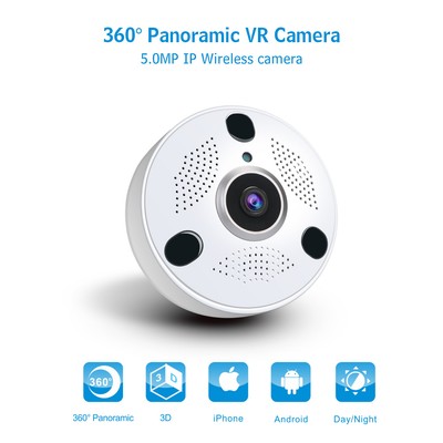 ANNI WiFi 360°Panoramic IP Camera 3.0/4.0/5.0 MP Indoor ...