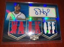 2010 Topps Triple Threads Sapphire RPA Jason Heyward 2/3 Chicago Cubs