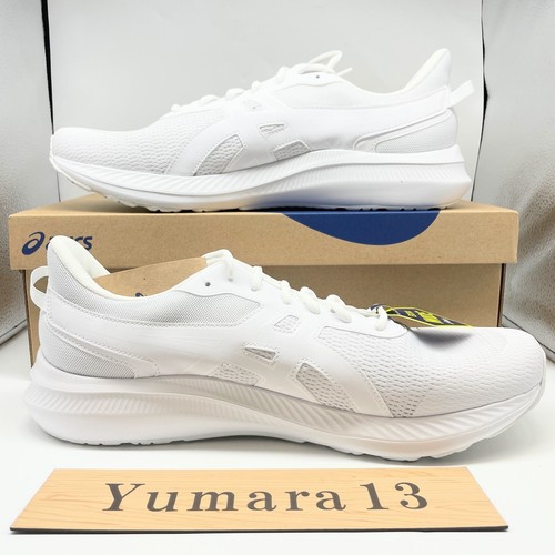 Asics Jolt 5 Extra Ancho Blanco Blanco 1011B964-100 Hombres Talla - Imagen 3 de 15
