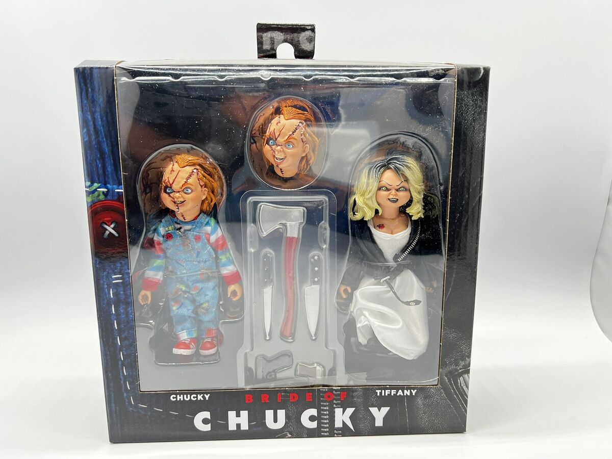 NECA Bride Of Chucky Clothed Chucky And Tiffany 2 Pack NECA Bride Of Chucky Clothed Chucky And Tiffany 2 Pack