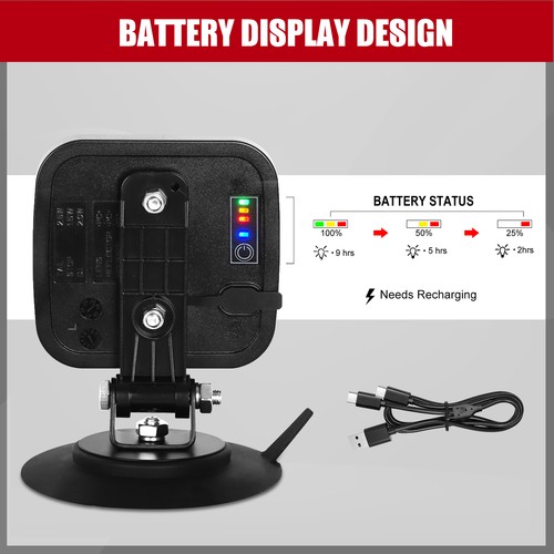 Wireless Trailer Lights, 2 Mounting Options Magnetic Trailer Light for Towing - Foto 10 di 10