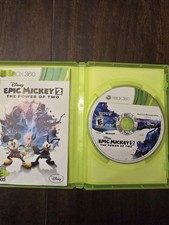 Disney Epic Mickey 2: Il Potere di Due Microsoft Xbox 360 2012 Completo Originale