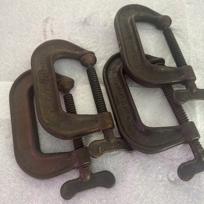 3 Inch Standard C-Clamp Model 2540 Made in USA Standard Depth 4 Ea