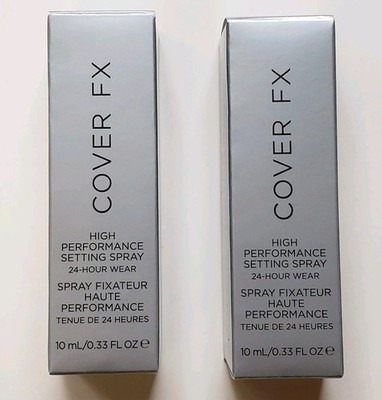 Set of 2 Cover FX High Performance Setting Sprays 24-hour Wear 10 ML/0.33 FL oz