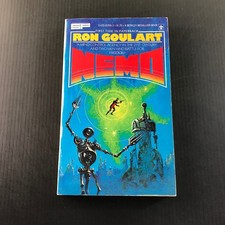 Nemo Ron Goulart First Paperback 1977 Science Fiction Robots Vintage