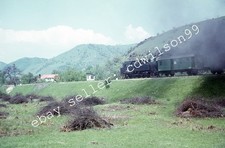 35mm Romania Railway Slide - CFR No. 131.103 2-6-2 Locomotive 1971 [N739]