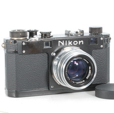 DDP US Repaint Nikon S Rangefinder Film Camera w/ Nikkor-H.C 5cm F2 From Japan