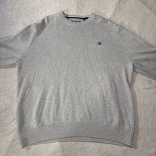Chaps Sweater/Pullover - Men's Size XXL, Color Gray - 100 Cotton