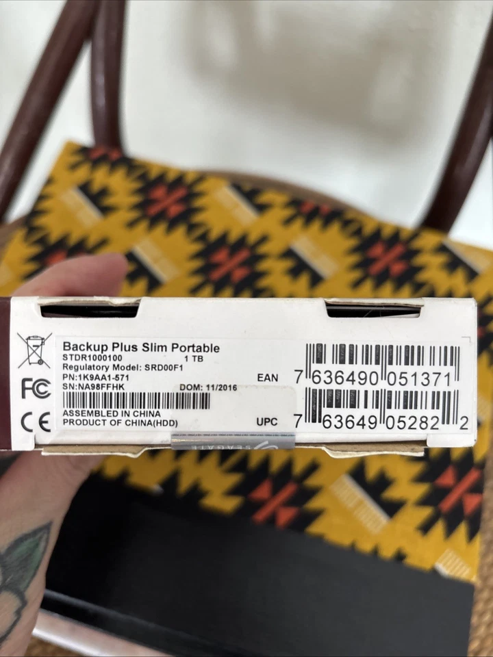 Seagate 1TB,5400 RPM, 2.5 inch (STDR10000100) Desktop External HDD Mac/PC New - Image 2 of 4