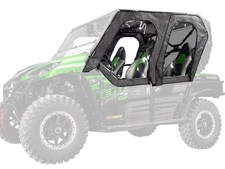 SuperATV Soft Cab Enclosure Upper Doors for Kawasaki Teryx 4 800 / S (2016+)