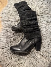 Damen Stiefel Schwarz Gr. 5 1/2 (=38,5 -39) „Jana“ mit Stulpen