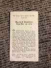Obituary Card - WALTER A. GRABOWSKI - 18 October 1972 - PITTSBURGH, PENNSYLVANIA — photo 2