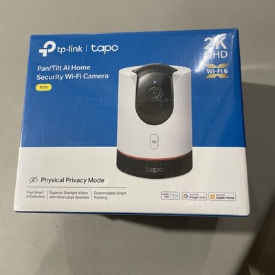 NEW   TP-Link - Tapo Pan-Tilt Indoor 2K Wi-Fi Security Plug-In Camera