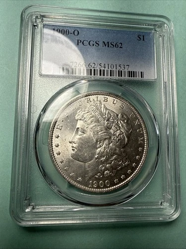 1900-O Morgan Silver Dollar $1 PCGS MS62 - Looks Even Better Grade