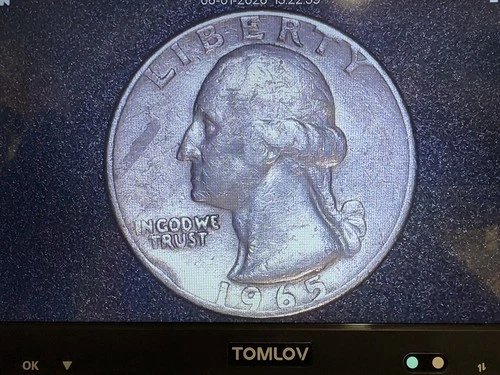 1965 Washington Quarter — photo from the most recent tracked eBay sale