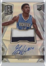 2014-15 Panini Spectra Rookie Jersey Auto Gary Harris #112 Auto 06yt