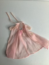 Mattel Barbie Vintage 1959-60 Nightly Negligee Pink Sheer Robe, 965, w/ Stains.