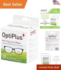 Streak-Free Anti-Fog Wipes for Eyeglasses Screens - 100 Quick-Dry Packs
