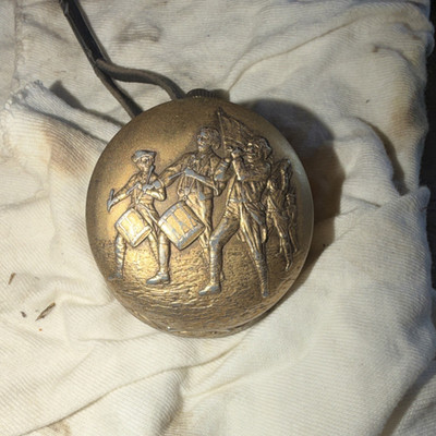 Sears Bicentennial 1776-1976 Pocket Watch Liberty Bell Drummer
