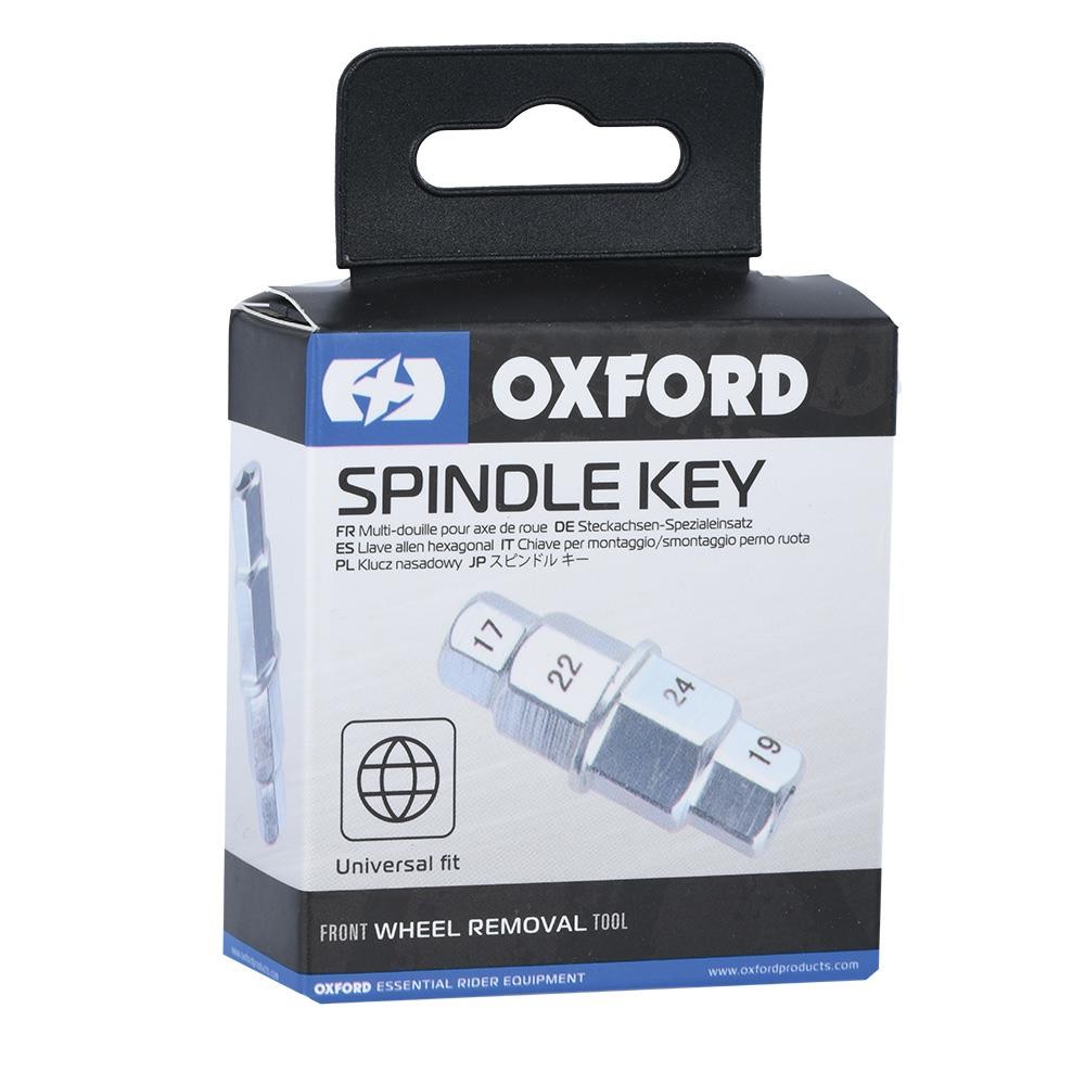 Oxford Spindle Key 17/19/22/24mm Front Wheel Motorcycle Removal Tool Universal
