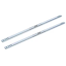 17.7in Drawer Slides, 2Pcs Drawer Steel Ball Slide Rail Hardware Accessory fo...