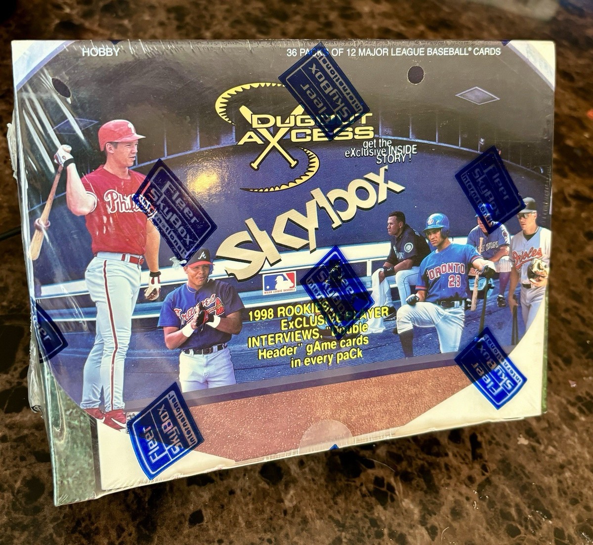 1998 Fleer Skybox Dugout Axcess Baseball Hobby Box Factory Sealed