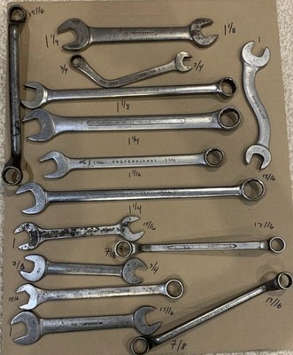 Various Brand BOX END and Combination Wrench Set