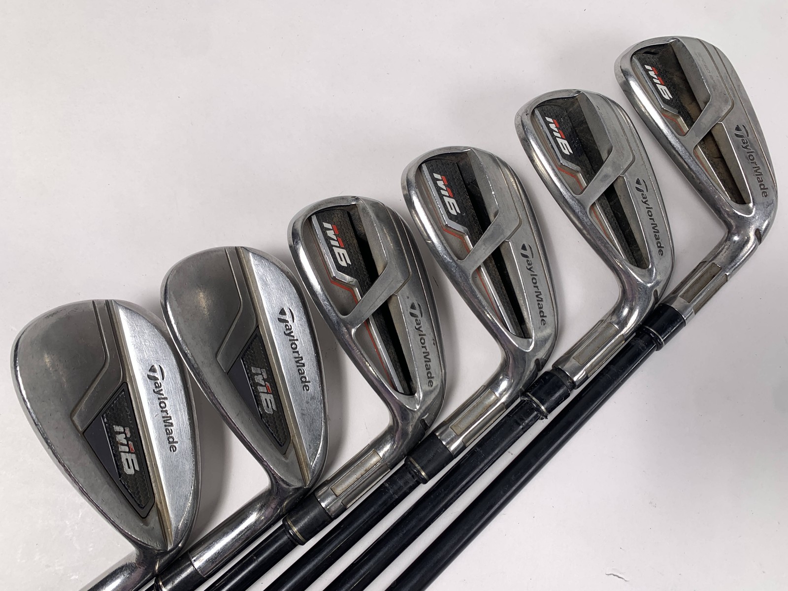 TaylorMade M6 Iron Set 7-PW+GW+SW Fujikura Atmos Red 6R Regu