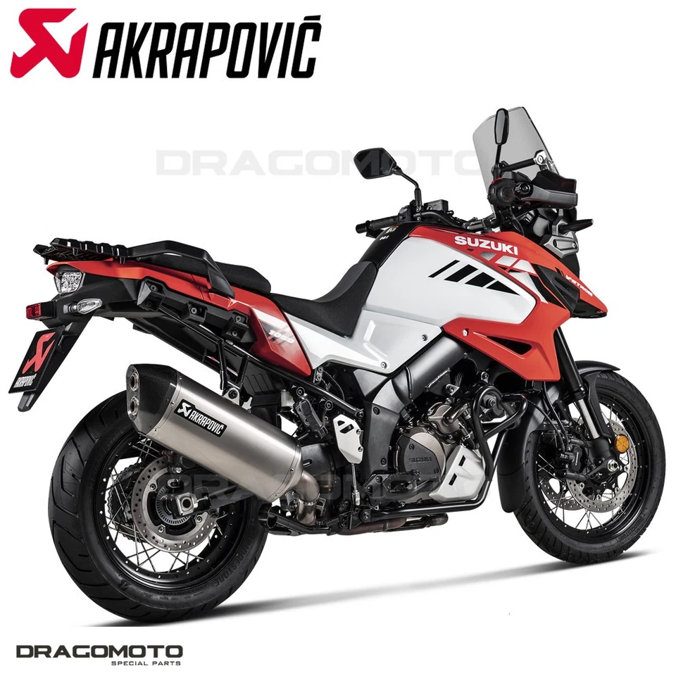 Scarico SUZUKI DL 1000 ABS V-Strom 2014-2020 AKRAPOVIC Titanio S-S10SO18-HAFT Foto 3 de 4