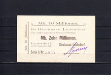 Leubsdorf/ Girokasse, 10 Mio. Mark v. 20.9.1923
